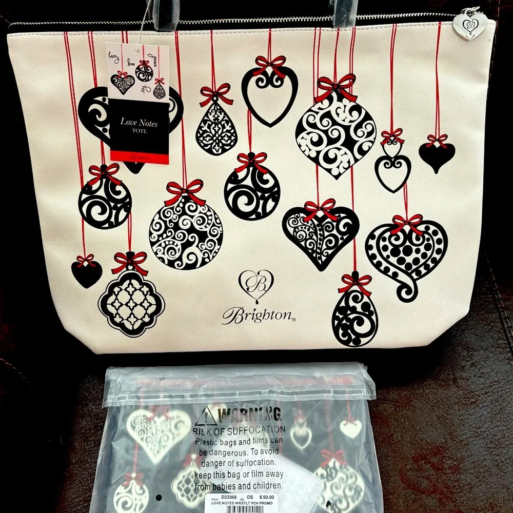 **Brighton, new love, note, tote, and matching wristlet both knew
